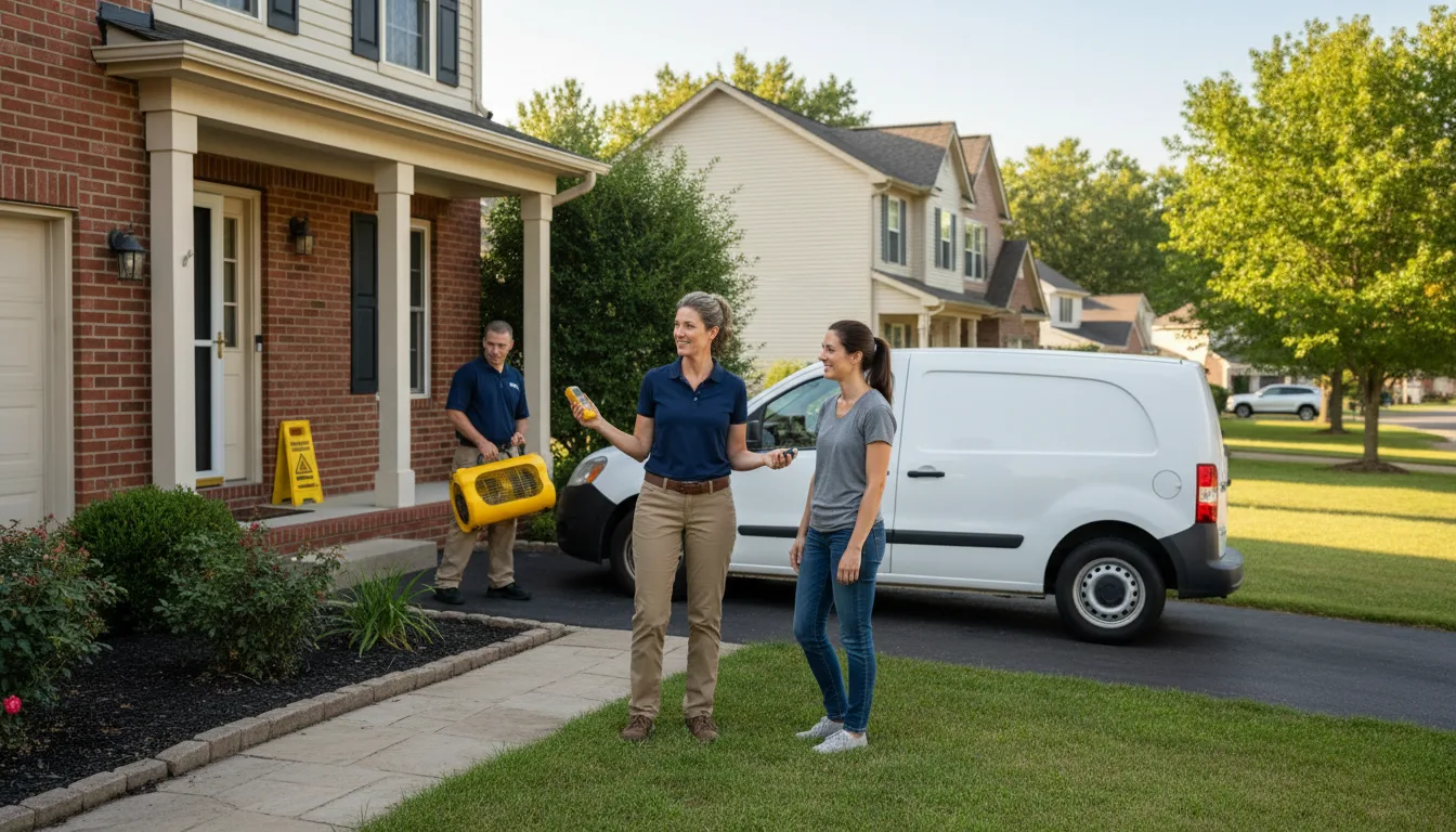 Water restoration image for Water Damage & Restoration Services in Owls Head, NY